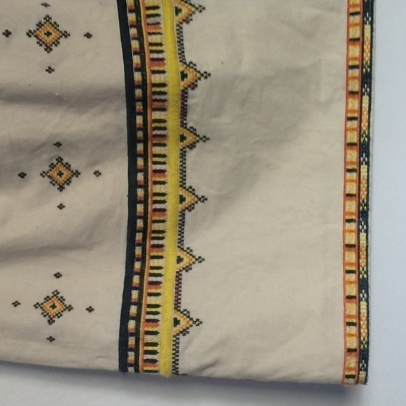 Anthropologie A Loves A Tribal Aztec Print Fairycore Cottagecor Skirt  XSMALL - Picture 4 of 9
